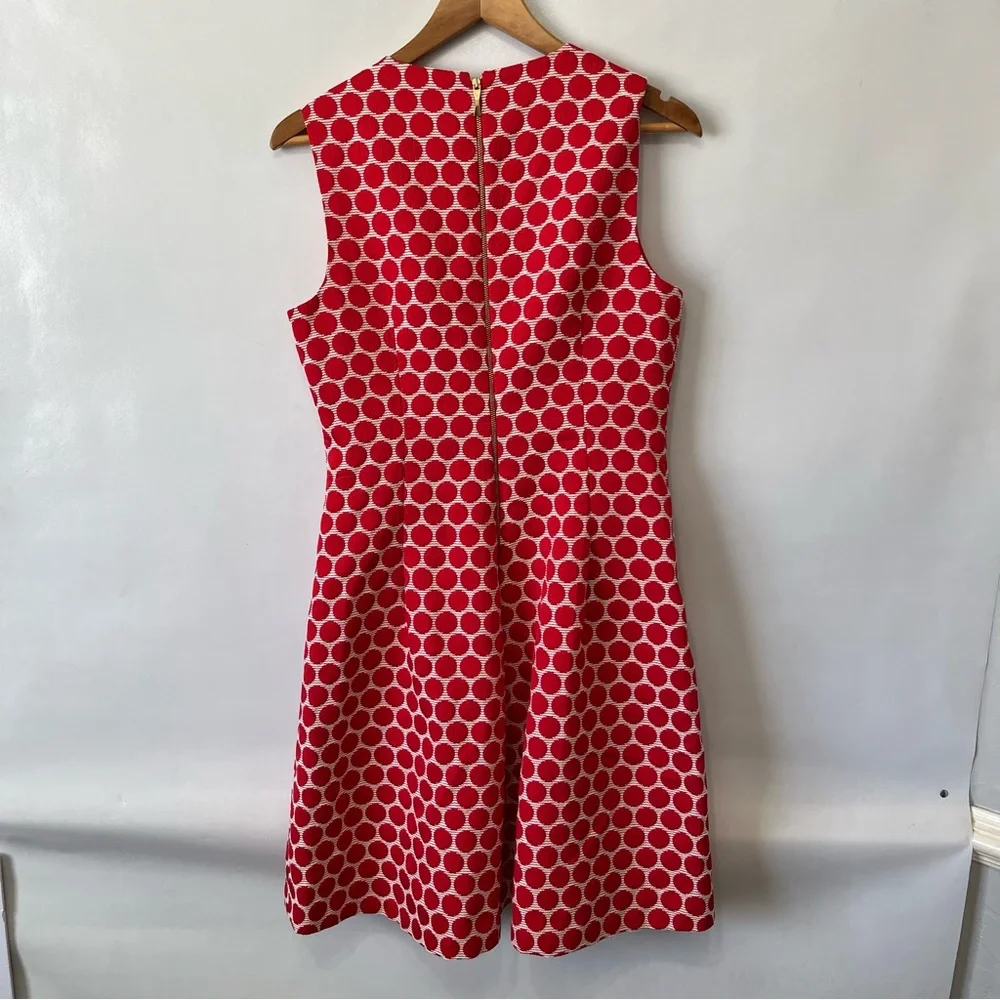 Kate Spade Cory Dress Red Polka Dot Fit & Flare - Picture 7 of 10